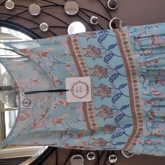 Silver Wishes long strappy dress - Picture 5 of 10